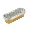 30/50Pcs Reusable Mini Bread Packing Foil Box Rectangle Cupcake baking Tray  Dessert