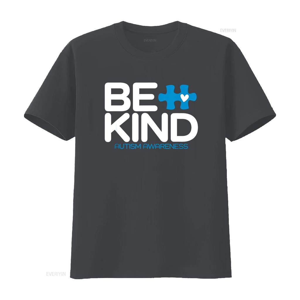 Autism Be Kind T Shirt Kids Awareness vintage Washed Stylish designer clothes Stretched fashion Top For Everyday Wear