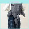 Shark Large Capacity Backpack For Casual Travel And School Use With Durable Pu Material