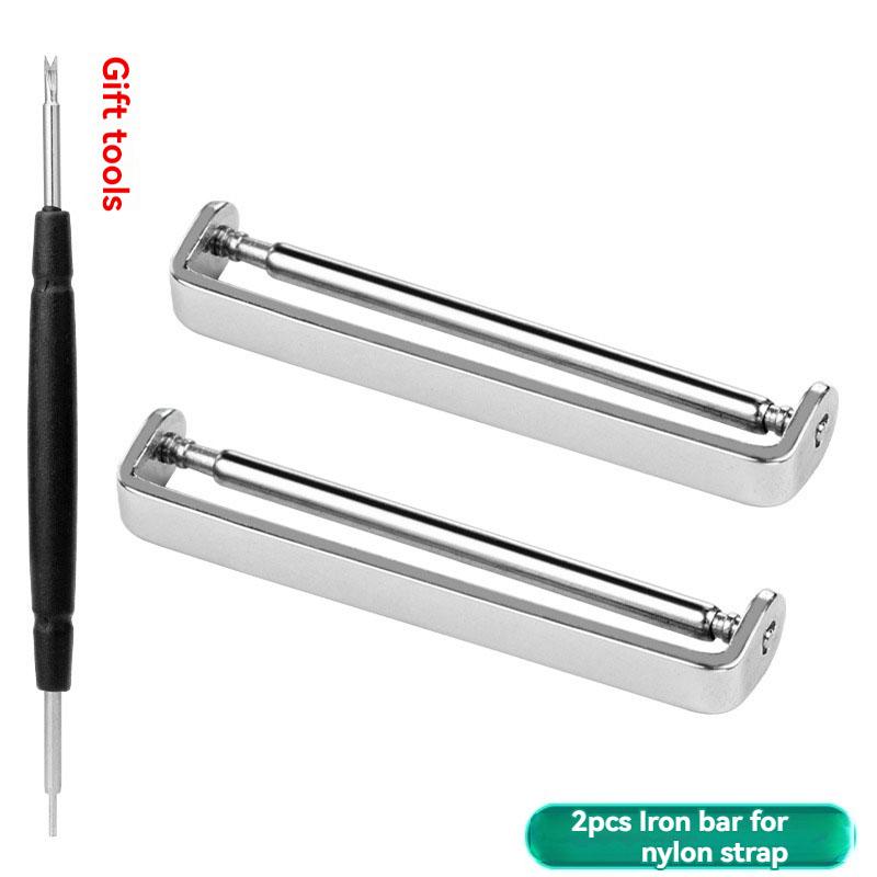 

For Casio SGW-100 SGW100 SGW-200 GW-4000 Series Silicone Nylon Strap Spring bar and Fixing Iron Sheet Steel Rod Iron Bar