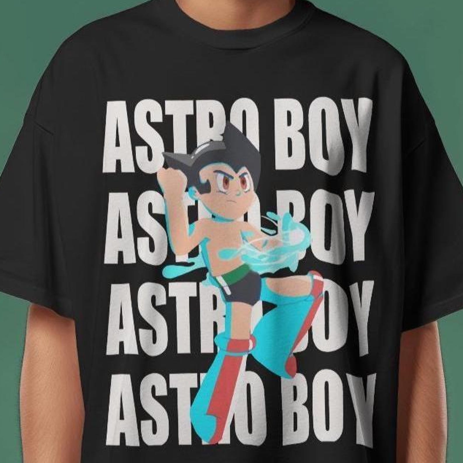Astro Boy T-Shirt: Vintage Anime Sci-Fi Tee 4XL
