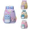 Adorable Cartoon Toddler Backpack Nylon Lightweight Gender Neutral School Bag