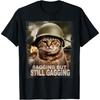 ObRenKi Sagging But Still Gagging Funny Cat Meme Lover Humor Joke T-Shirt