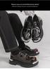 Plus Size Men's Fashion Lace-Up Leather Shoes - Casual Student Board Shoes with Height Increasing Loafers