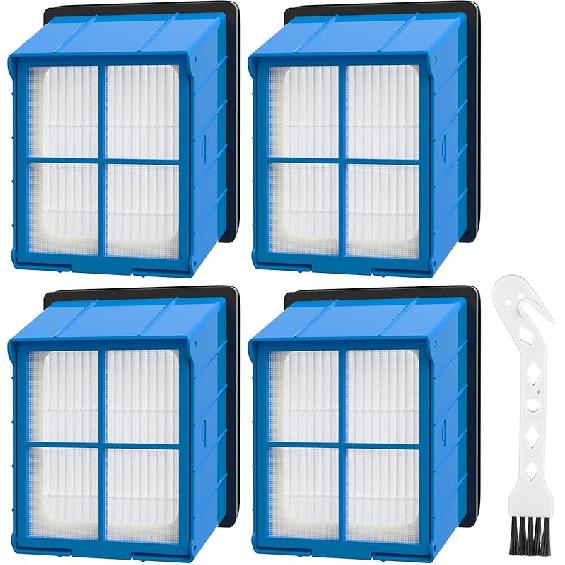 Accessory Kit Compatible with BISSELL CrossWave OmniForce 3882 Wet Dry Vacuum Cleaner, 2 Roller Brush 2 HEPA Filters and 1 Cleaning Brush