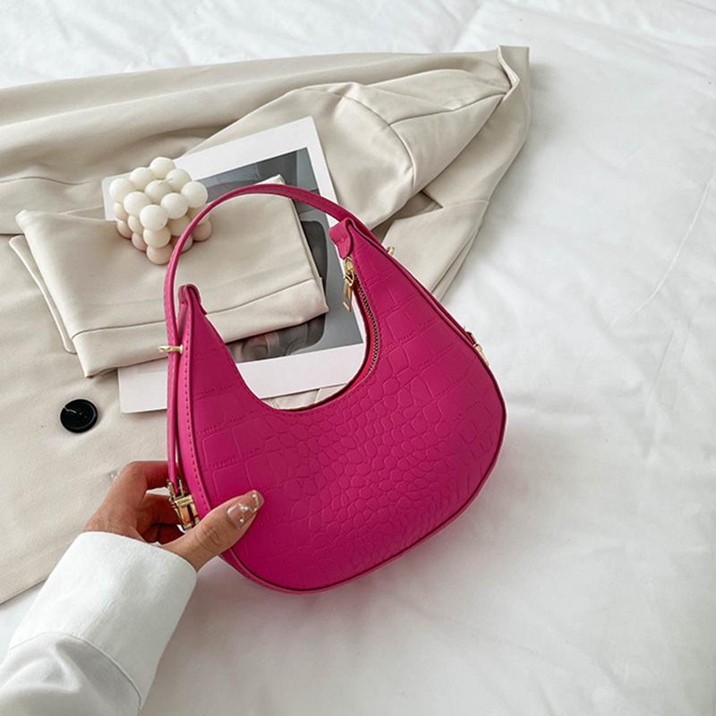 Aligator Half--moon taška přes rameno pro ženy Módní taška do podpaží Design Dámská taška do podpaží