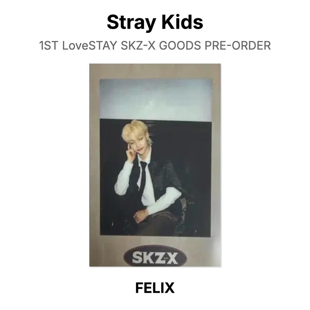 Stray Kids 1ST LoveSTAY SKZ-X GOODS PRE-ORDER Official Photocard