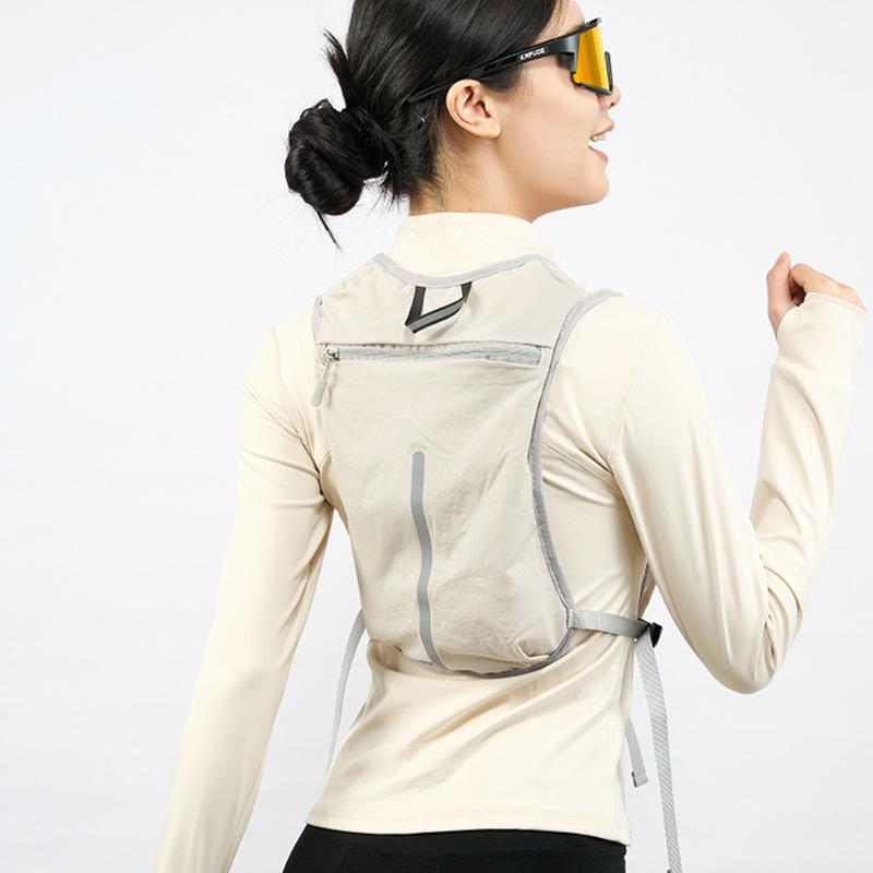 For Biking Running Storage Vest Lightweight Running Vest Reflective Hydration Water Chest Pack With Phone Storage Pocket