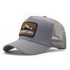 Embroidered mountain cap Outdoor sports mesh baseball cap Color matching breathable mesh cap Mountaineering sun hat