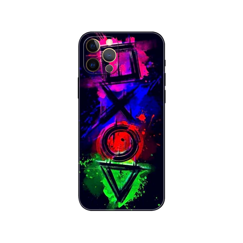 Custodia per telefono Cool Man Antigas mask per iphone 5 5s 2020se 6 6s 7 8 plus x 10 XR XS 11 12 13 mini pro MAX cover posteriore in tpu nero