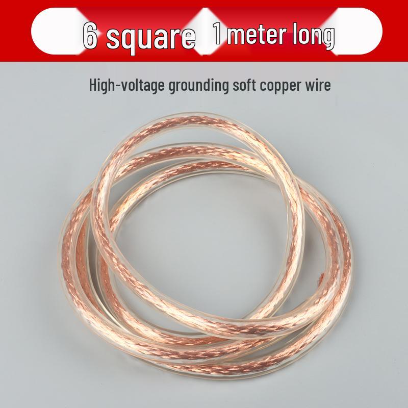 High Voltage Grounding Cable: Soft Stranded Copper, 1016/35/25 SQMM, Transparent Copper Core