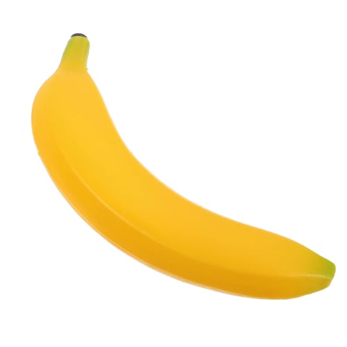 NUOLUX 5-Piece Simulation Banana Fruit Sandbox, Hand Percussion Instrument, Fake Fruit Bananas, Hand Percussion Fruit Shaker, Simulated Fruit Maracas,