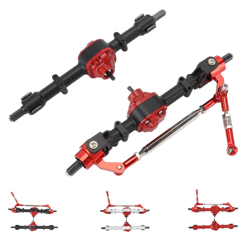 Metal Gear Axle Set Front and Rear Axle Replacement for D90 D91 D96 D99S MN90 MN96 MN99 MN99S FJ45 1