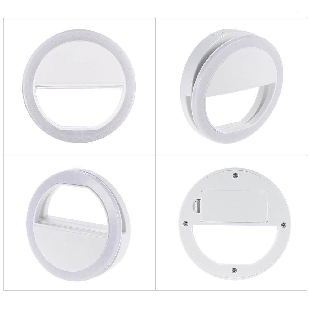 Portable Clip-on Mini 36 LED Selfie Ring Lamp Fill-in Light Night Using Supplementary Lighting for Smartphone PC