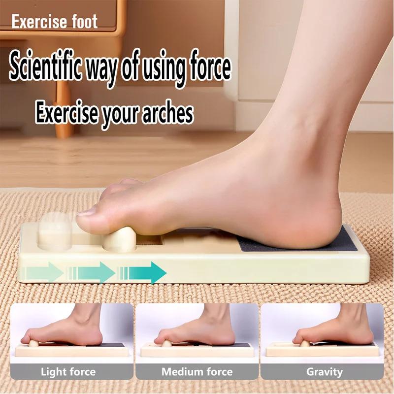 1pc Arch Support Trainer & Toe Aligner - Non-Slip Base, Cushioned Arch Support forPlantar Fasciitis, Flat Feet, Ballet, Running