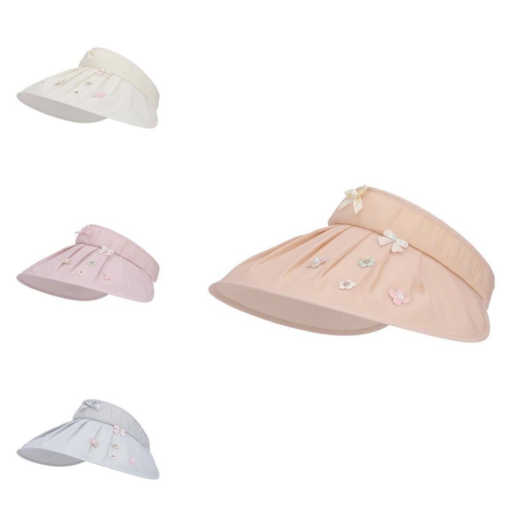 Summer Sun Protection Hat For Women With Large Brim And Butterfly Bow For Outdoor Travel