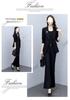 Spring 2025 Slim Fit Fashion Suit: Women's Two-Piece Set with Micro Flare Pants