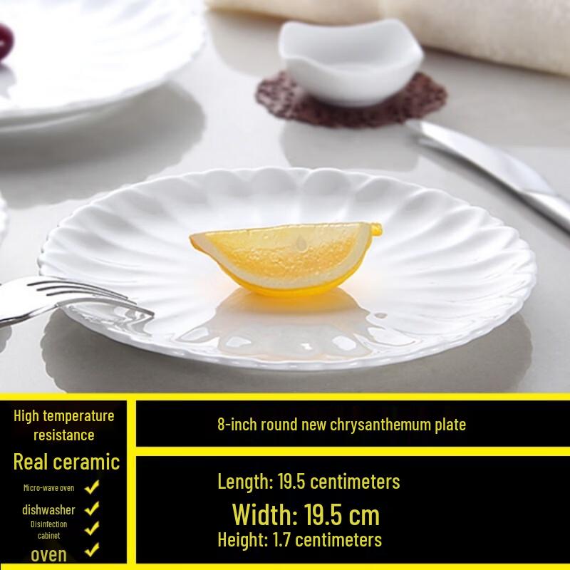 SMVP Irregular White Ceramic Plates