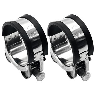 Nanomaru Stainless Steel Muffler Band with Elastic Band Clamp Pipe Motorcycle Parts Silencer Bolts
