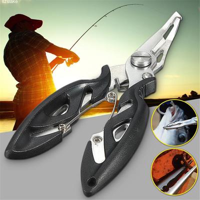 Multi-functional Stainless Steel Fishing Scissors Pliers Line Cutter Lure Bait