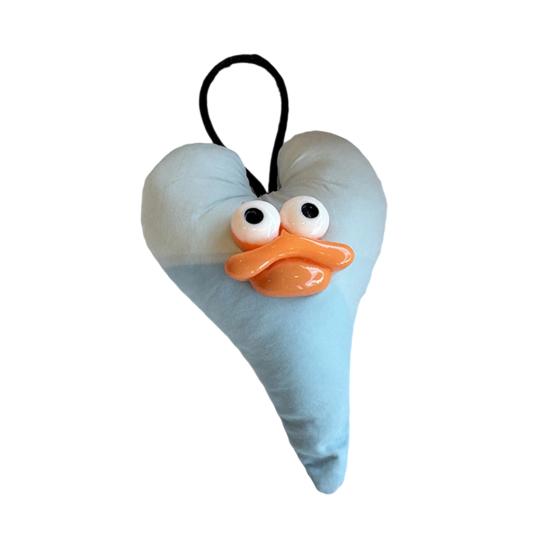 Large Mouth Cartoon Doll Keychain With Lanyard Bag Hanging Decoration