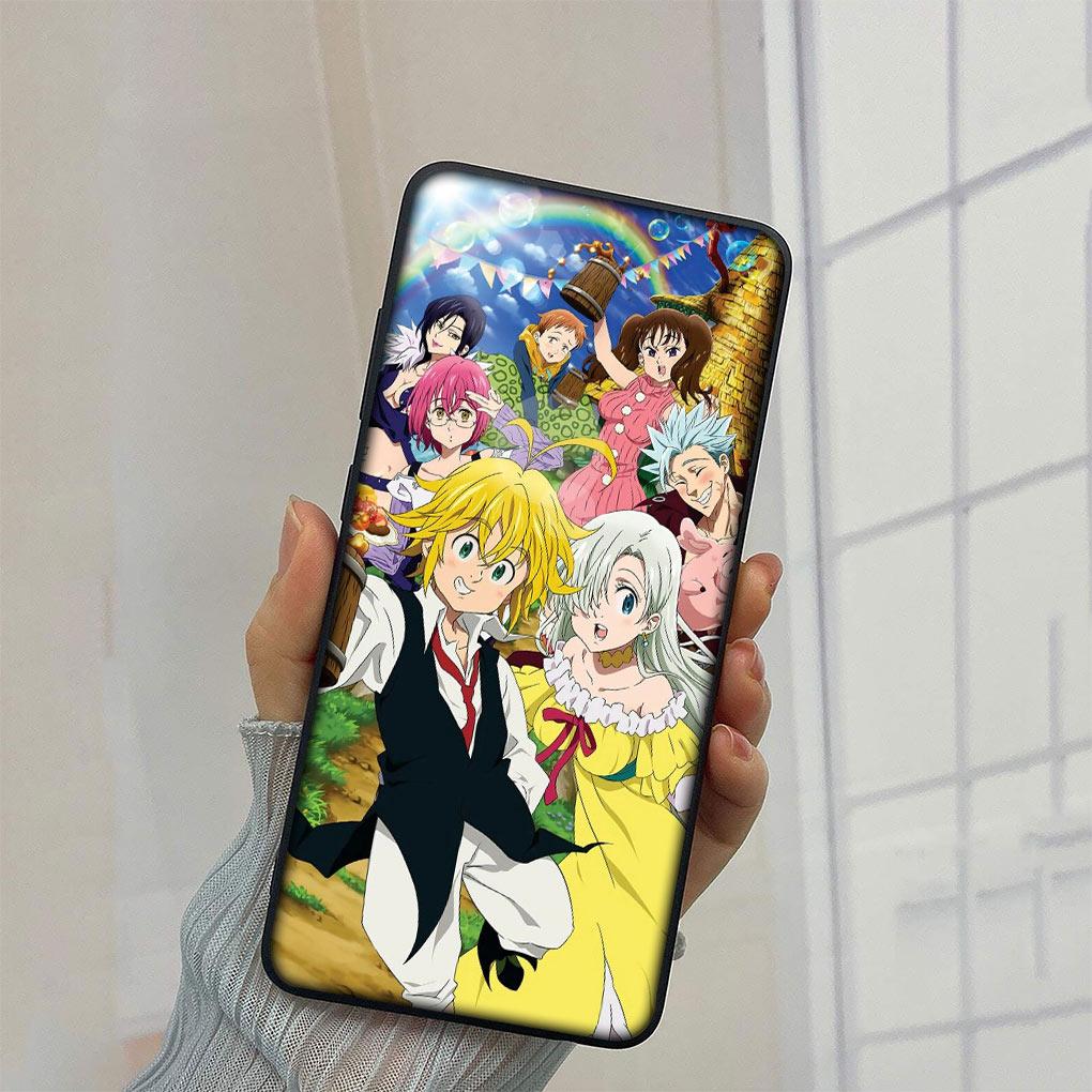 Anime Sedm smrtelných hříchů Meliodas Kryt na telefon pro Samsung Galaxy A10 A20 A53 A30 A31 A32 A50 A51 A52 A12 A33 Měkký TPU kryt