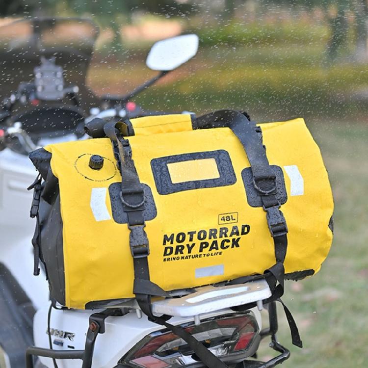 Large Capacity Motorbike Luggage Backpack Motorcycle Seats Bag Waterproofs Motorbike Tail Duffle Bag for Outdoor Travel