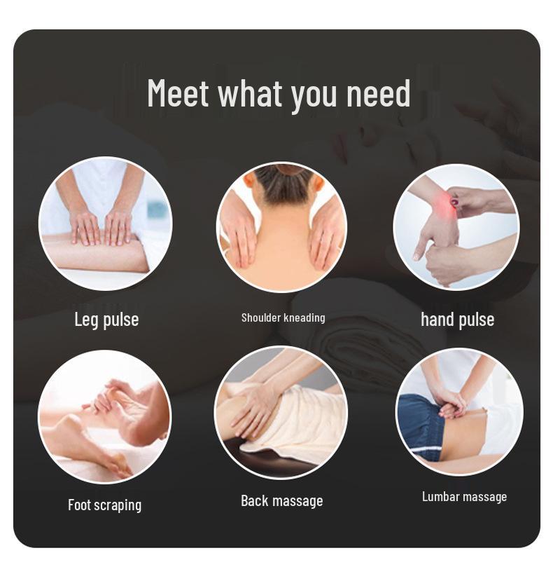 Waterproof Oil-Proof Massage Bed Sheet with Face Hole - Thick Solid Color, White