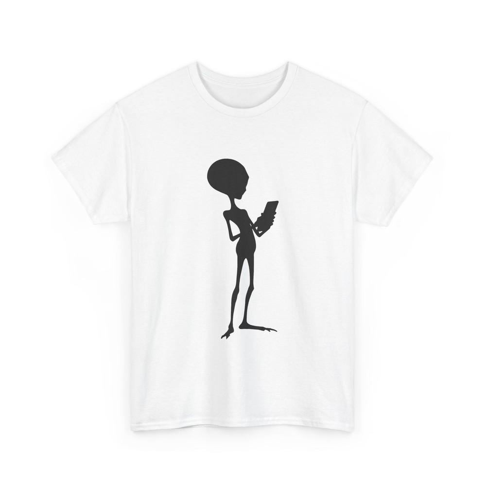 

Alien iPhone TShirt SciFi Fantasy Fan Tee Extraterrestri wbr/ al Shirt Unisex T-Shirt S
