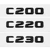 Modified Car Trunk Sticker Letter Badge Decals Decoration for Mercedes Benz C Class C32 C36 C43 C55 C63 C180 C200 C220 C230