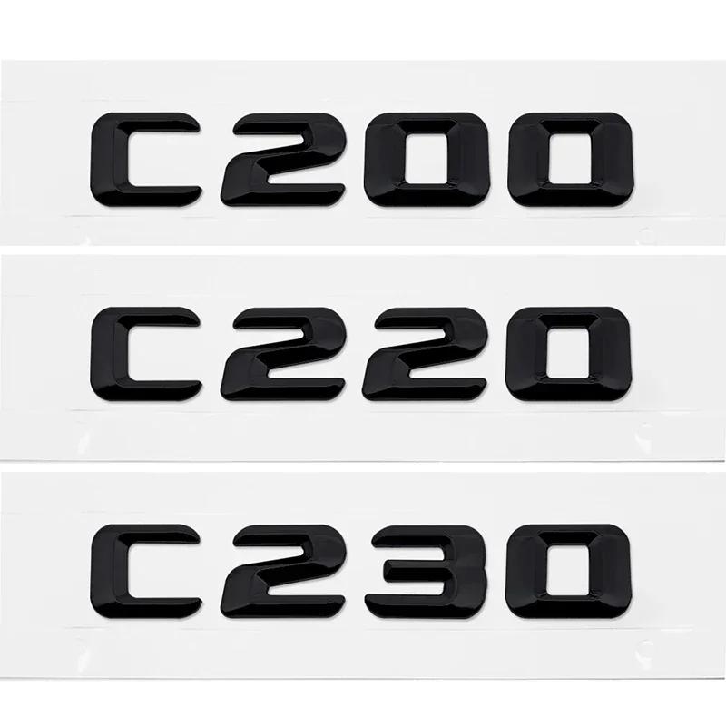 Modified Car Trunk Sticker Letter Badge Decals Decoration for Mercedes Benz C Class C32 C36 C43 C55 C63 C180 C200 C220 C230