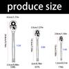 Multiple Size 1/2" 1/4" 3/8" Ratchet Spanner With Quick Directional Switching Suitable For Tight Space Mechanical Repair
