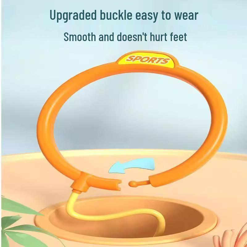 Flashing Bouncing Ball Ankle Ring Set for Kids - Luminous Jumping Sports Toy