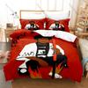 C-CoryxKenshin 3D Print Bedding Set Includes Duvet Cover + 2 Pillowcases Horror Game Samurai Community Bedroom Decor For Fans