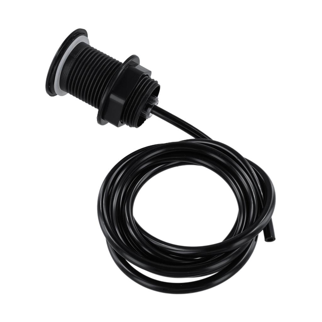 1set Switch Push Button Cover With 1.5m Hose Garbage Disposal Air Switch Food Waste Disposal Device Push Button Replacement Kit