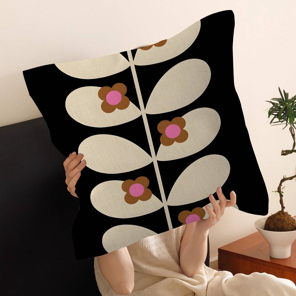 Orla Kiely Blatt Blume Cartoon Kissenbezug Design Kissenbezug Dekoration Feiertagsdekoration