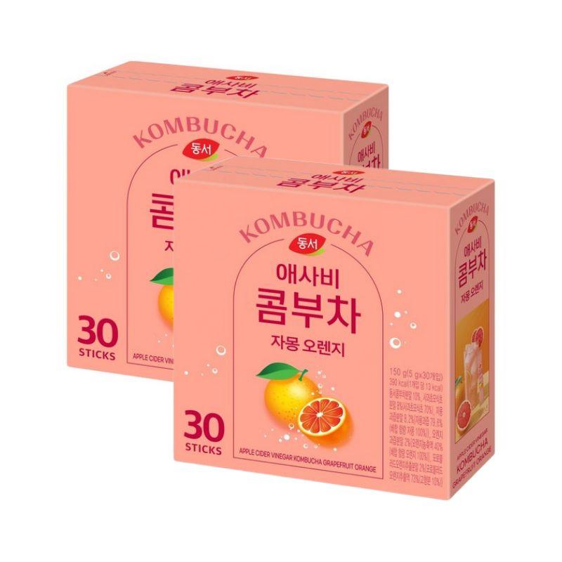 Dongsuh Apple Cider Vinegar Kombucha Grapefruit Orange 5g X 30 Sticks