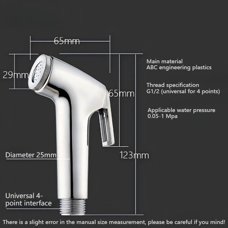 

Bidet Toilet Sprayer Head Handheld Bidet Faucet Spray For Sanitary Shattaf Shower Head Self Cleaning Accessories