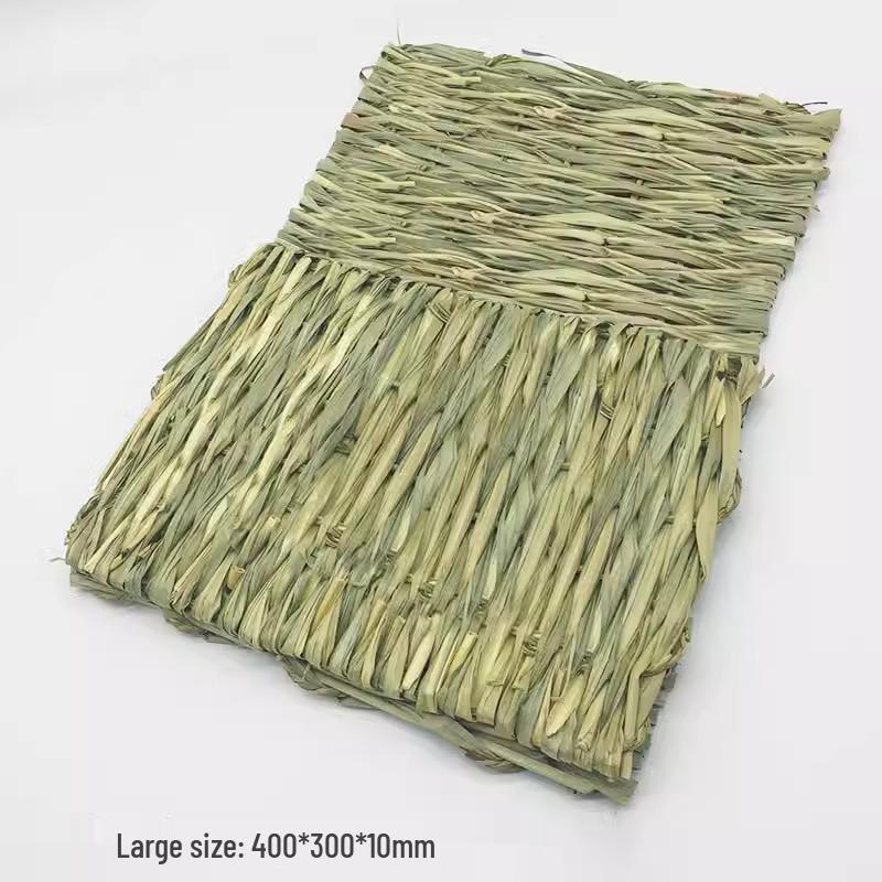 Grass Mat & Nest for Rabbits & Guinea Pigs - Boredom Relief Toy & Foot Pad
