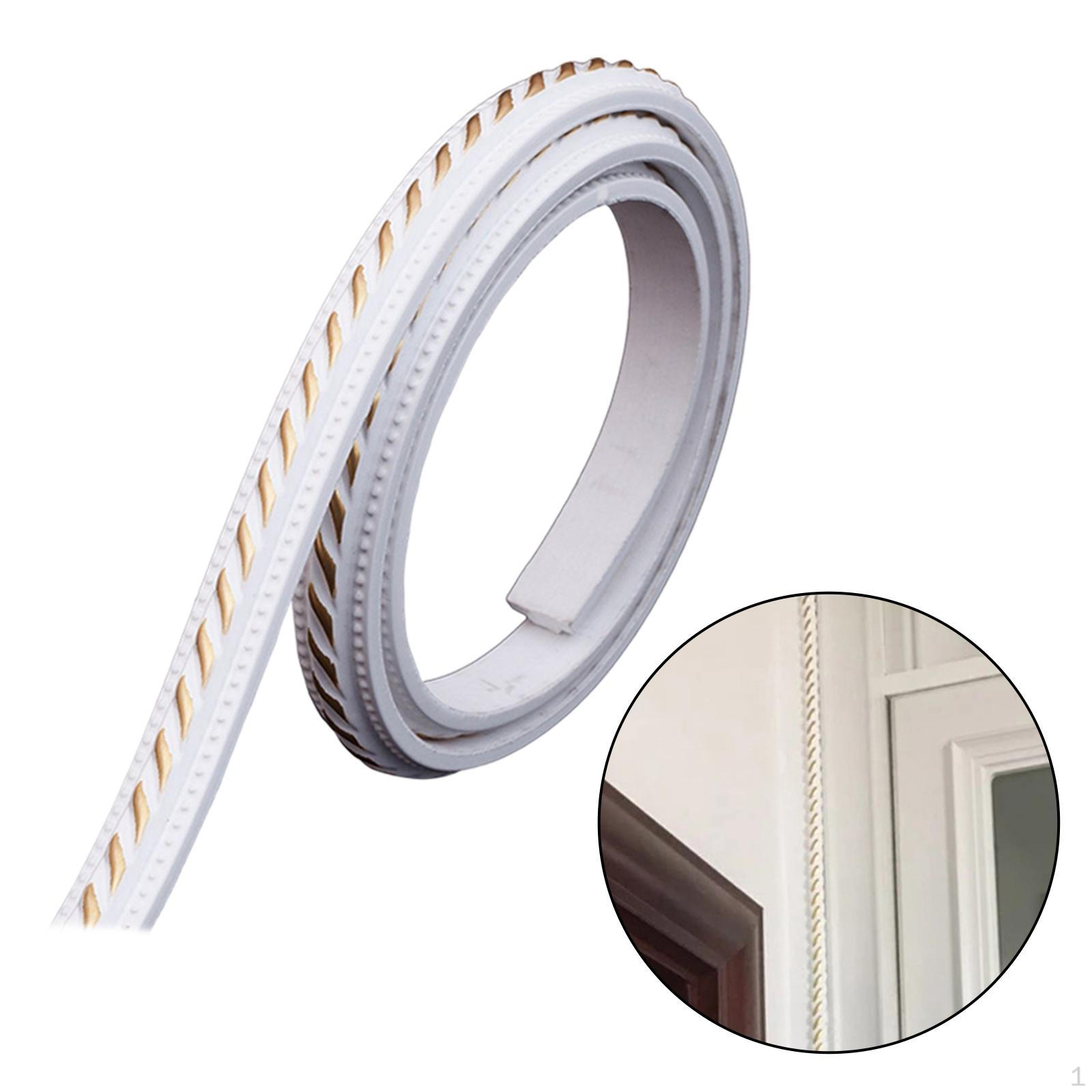 

Border Line Sticker Trim Skirting Waterproof Accessories Ornament Waistline Decorative Scene Layout Width 2cm