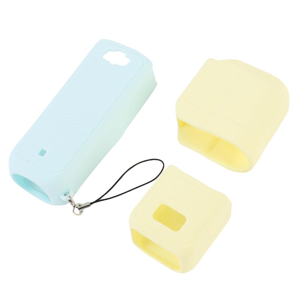 Protective Case for Pocket 3 Silicone Shockproof Anti Slip Handheld Action Camera Screen Lens Guard