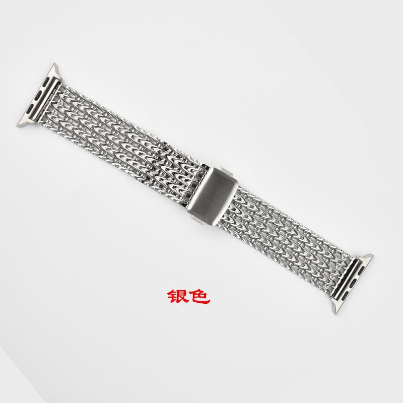 

Магнитный ремешок из нержавеющей стали для Apple Watch Band 10 46 мм 42 мм 49 мм 45 мм 41 44 мм Металлический браслет IWatch 9 8 7 6 3 5 Se Ultra 2 38 40 41mm (S10 42mm серебряный