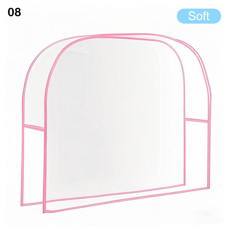 1Pcs Salon Chair Cover Pvc Clear Hairdressing Chair Covers Protectors Universal Waterproof Barber Chair Back Covers Round/Square
