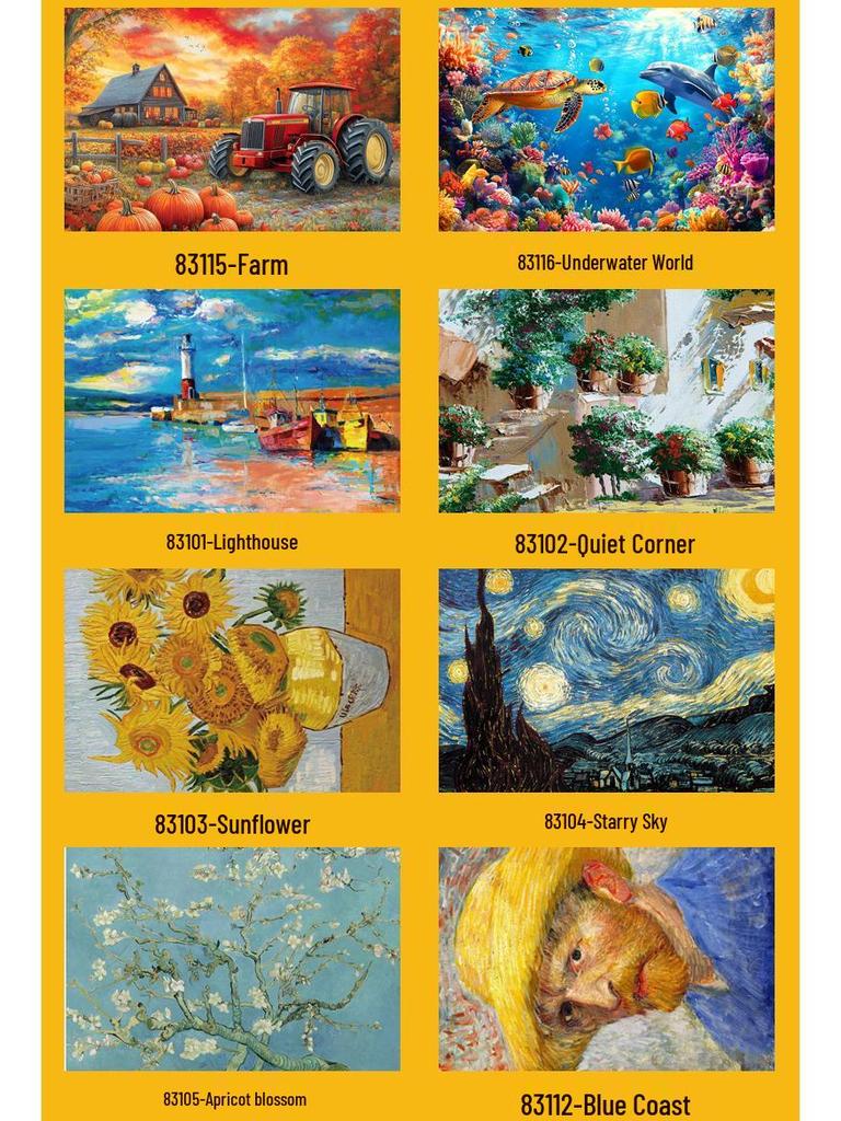 Van Gogh Creative Landscape Jigsaw Puzzle - 1000 Pieces Stress Relief Educational Toy