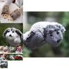 Cozy Women Girls Warm Cartoon Hedgehog Gloves Soft Knitted Winter Mittens