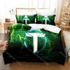 3D Print Teminite Logo Bedding Set Single Twin Full Queen King Size Bed Set Adult Boys Bedroom Duvetcover Sets Teminite