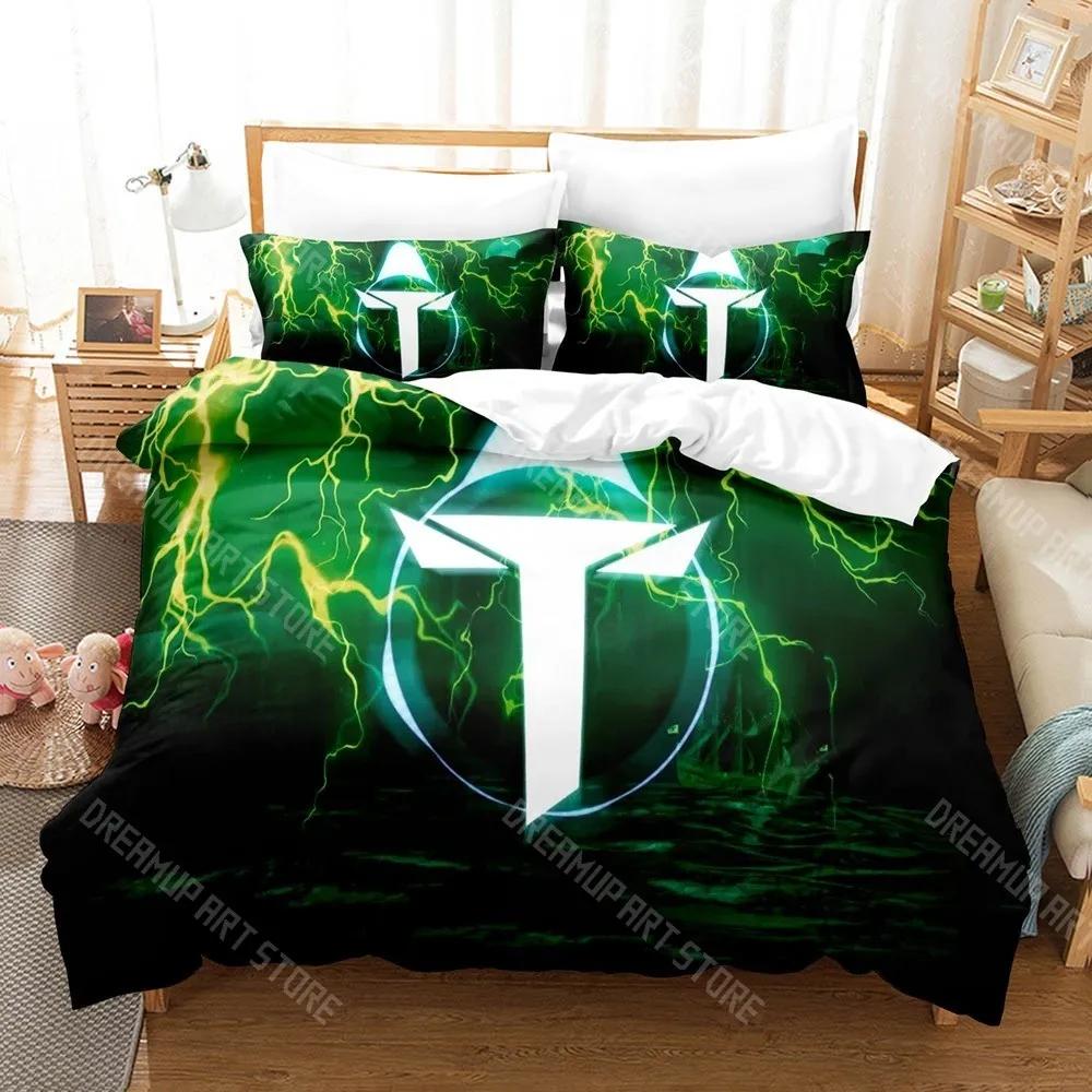 3D Print Teminite Logo Bedding Set Single Twin Full Queen King Size Bed Set Adult Boys Bedroom Duvetcover Sets Teminite