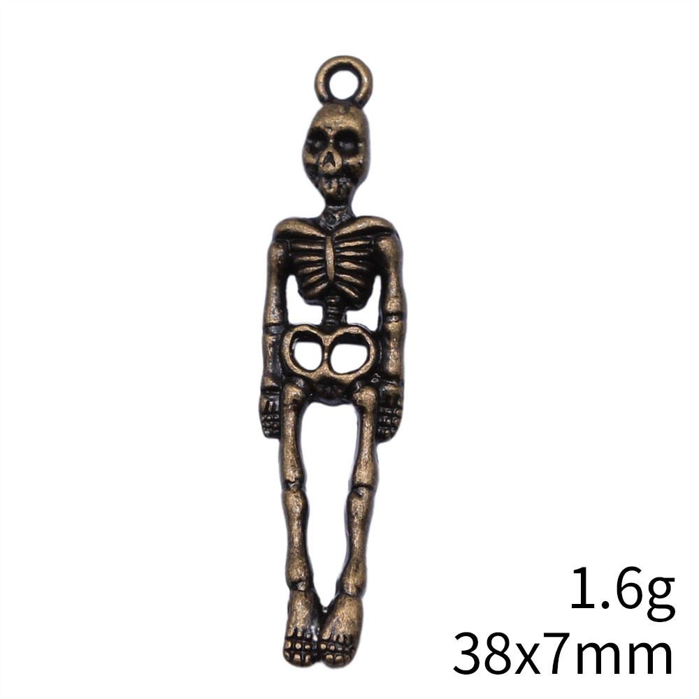 Father's Day Jewelry Creation Charms Skeleton Charms Pendant Art Supplies Man Pendant