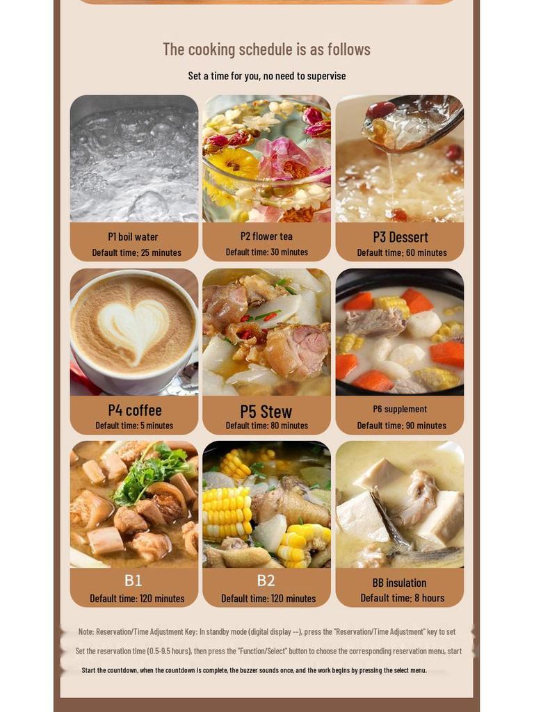 Mini 600W Smart Multifunctional Electric Ceramic Tea Cooker