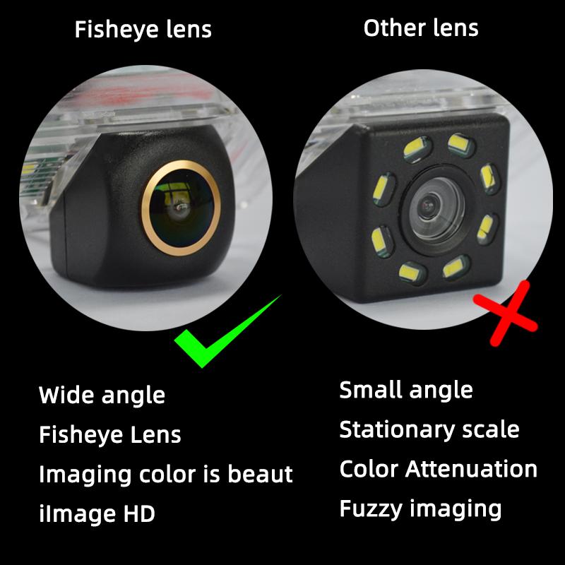 Backup Camera 170° Rear View  Reverse  AHD or CVBS P for Honda CRV Odyssey Accord Crosstour FR-V Fit Jazz HRV CRZ CRX Jade Car